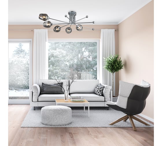 Светильник на штанге ESCADA E14*40W Chrome 695/5P