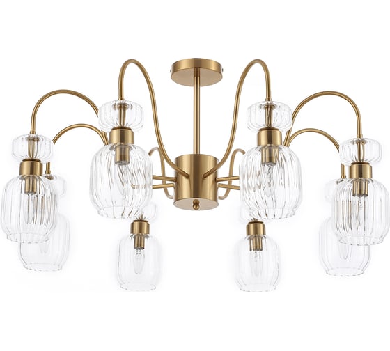 Светильник на штанге ESCADA 1141/8PL E14*60W Antigue copper/Clear 1141/8PL Clear