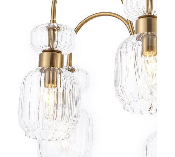 Светильник на штанге ESCADA 1141/8PL E14*60W Antigue copper/Clear 1141/8PL Clear