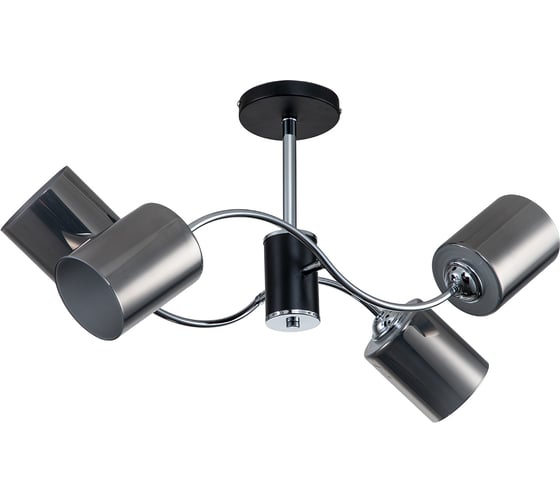 Светильник на штанге ESCADA E27*60W Black/Chrome 661/4PL