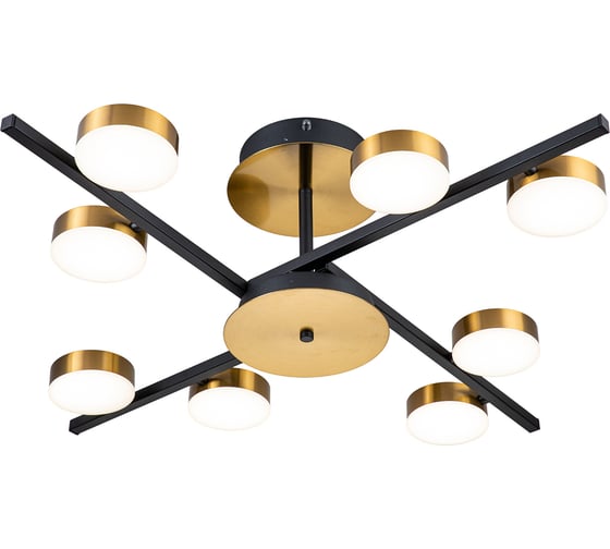 Светильник на штанге ESCADA 10266/8 LED*120W Black/Brass 10266/8LED