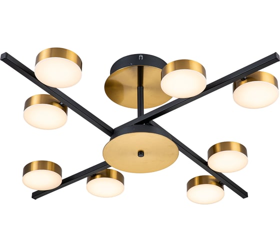 Светильник на штанге ESCADA 10266/8 LED*120W Black/Brass 10266/8LED