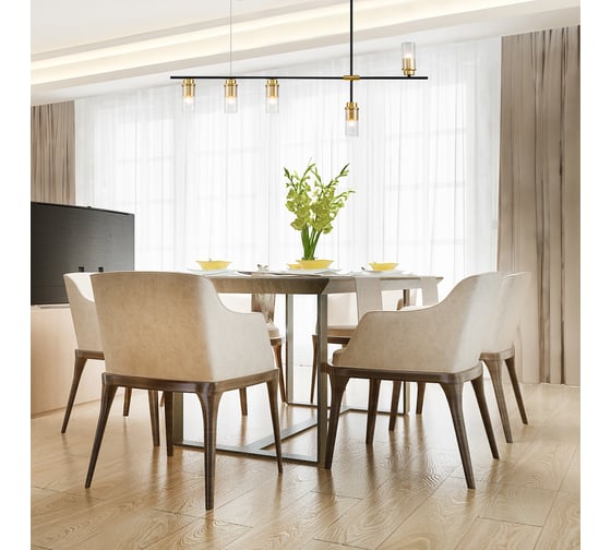 Светильник на штанге ESCADA E14*40W Gold 2100/5P
