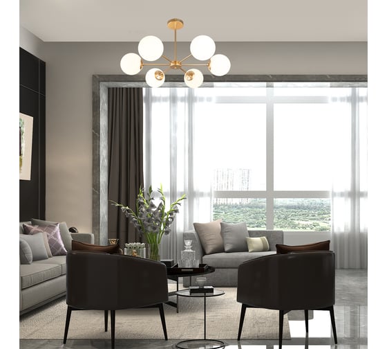 Светильник на штанге ESCADA 2110/6P E14*40W Champangne gold 2110/6P Gold