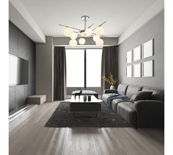 Светильник на штанге ESCADA 642/8P G9*40W Silver 642/8P Silver
