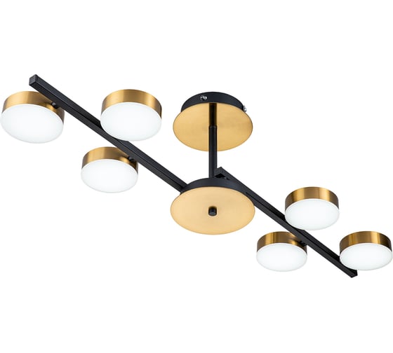 Светильник на штанге ESCADA 10266/6 LED*95W Black/Brass 10266/6LED