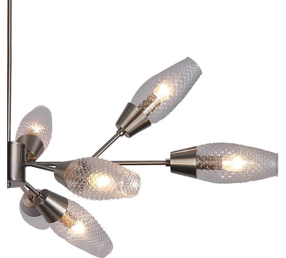 Светильник на штанге ESCADA 10165/12PL E14*60W Nickel 10165/12PL Nickel