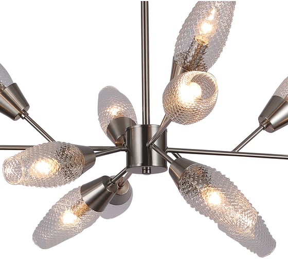 Светильник на штанге ESCADA 10165/12PL E14*60W Nickel 10165/12PL Nickel