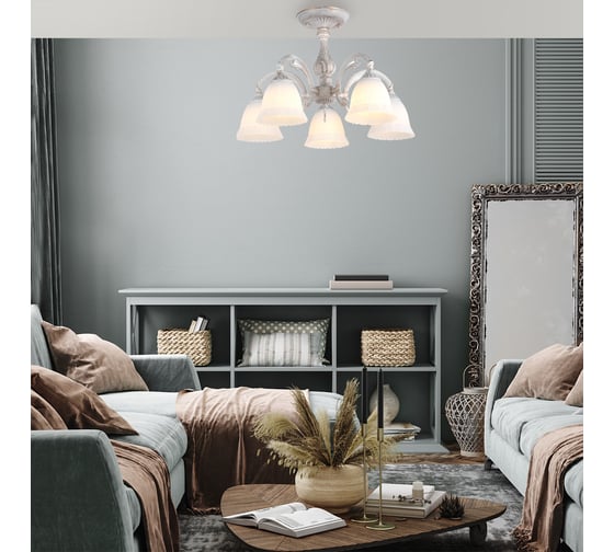 Светильник на штанге ESCADA 1114/5PL E27*60W White 1114/5PL White