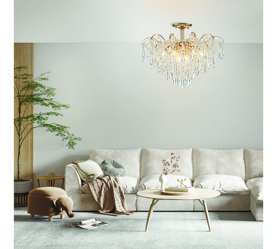 Светильник на штанге ESCADA E14*40W Gold 1124/8PL