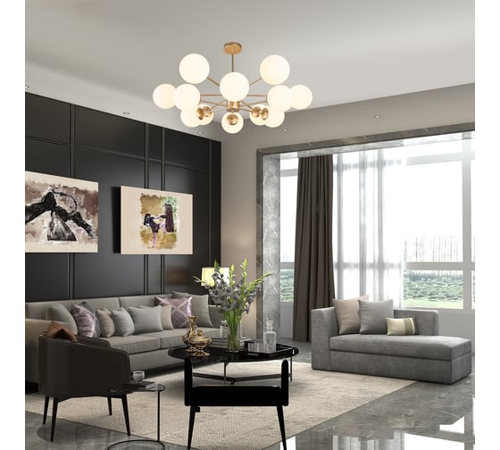 Светильник на штанге ESCADA 2110/12P E14*40W Champangne gold 2110/12P Gold
