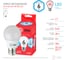 Светодиодная лампа ЭРА ECO LED A55-6W-840-E27, груша, нейтральный Б0028007 5