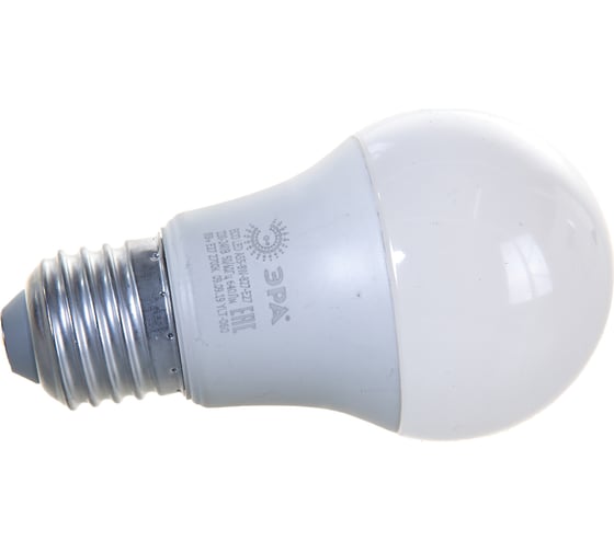 Светодиодная лампа ЭРА ECO LED A55-8W-827-E27, груша, теплый Б0032095