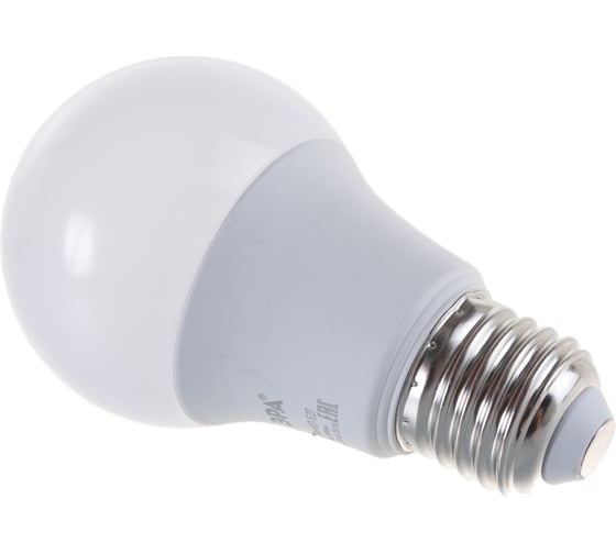 Светодиодная лампа ЭРА ECO LED A60-10W-827-E27, груша, теплый Б0028006