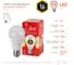 Светодиодная лампа ЭРА ECO LED A60-16W-827-E27, груша, теплый Б0031705 3
