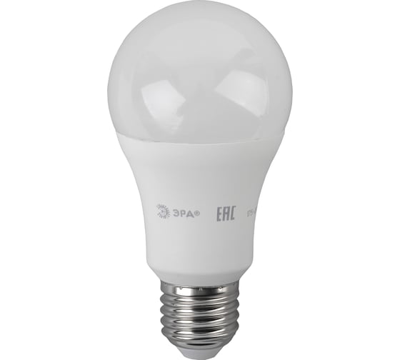 Светодиодная лампа ЭРА ECO LED A60-14W-827-E27, груша, теплый Б0030028