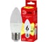 Светодиодная лампа ЭРА ECO LED B35-6W-827-E27, свеча, теплый Б0020620 2