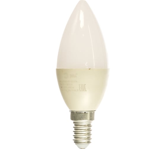 Светодиодная лампа ЭРА ECO LED B35-8W-827-E14, свеча, теплый Б0030018