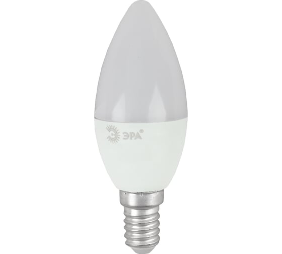 Светодиодная лампа ЭРА ECO LED B35-8W-827-E14, свеча, теплый Б0030018