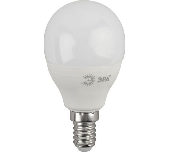 Светодиодная лампа ЭРА ECO LED P45-10W-840-E14, шар, нейтральный Б0032969