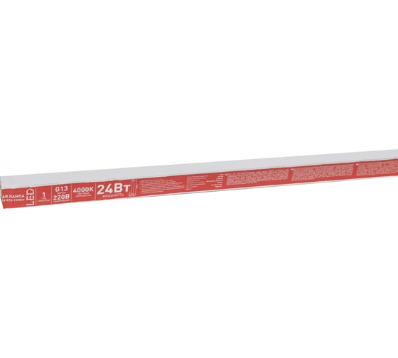 Светодиодная лампа ЭРА ECO LED T8-24W-840-G13-1500mm, трубка стеклянная, нейтральный Б0032978