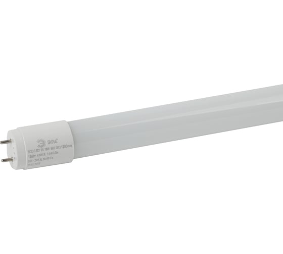 Светодиодная лампа ЭРА ECO LED T8-18W-865-G13-1200mm, трубка стеклянная, холодный Б0032977