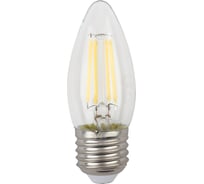 Светодиодная лампа ЭРА F-LED B35-5W-840-E27 филамент, свеча, нейтральный Б0027934