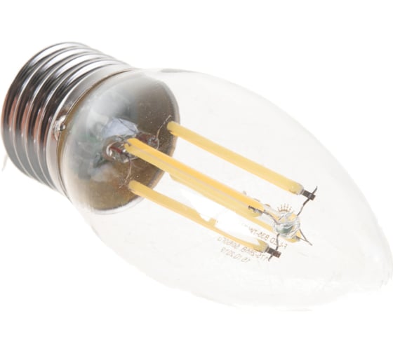 Светодиодная лампа ЭРА F-LED B35-7W-840-E27 филамент, свеча, нейтральный Б0027951