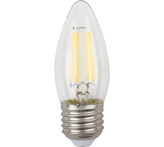 Светодиодная лампа ЭРА F-LED B35-7W-840-E27 филамент, свеча, нейтральный Б0027951