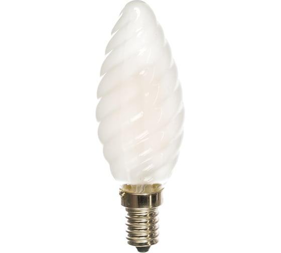 Светодиодная лампа ЭРА F-LED BTW-5W-840-E14 frost филамент, свеча витая матированная, нейтральный Б0027938