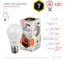 Светодиодная лампа ЭРА LED A60-7W-827-E27, груша, теплый Б0029819 4