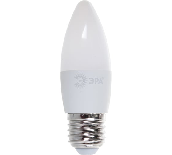 Светодиодная лампа ЭРА LED B35-7W-827-E27 диод, свеча,тепл Б0028479