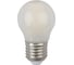 Светодиодная лампа ЭРА F-LED P45-5W-827-E27 frost филамент, шар матированный, теплый Б0027931 1