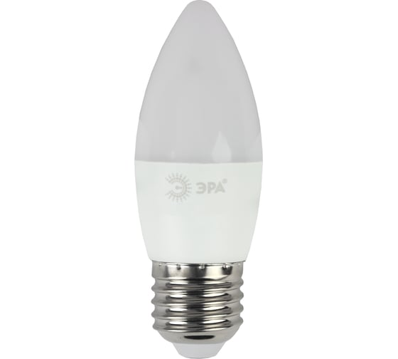 Светодиодная лампа ЭРА LED B35-7W-860-E27, свеча, холодный Б0031413