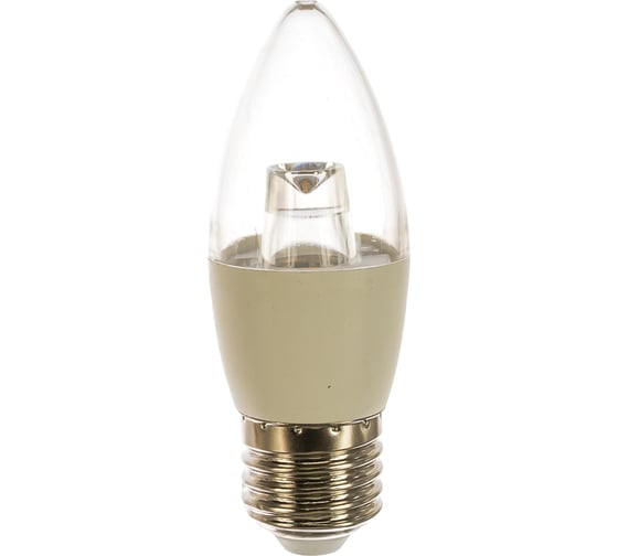 Светодиодная лампа ЭРА LED B35-7W-827-E27-Clear, свеча, теплый Б0028480