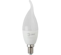 Светодиодная лампа ЭРА LED BXS-11W-827-E14, свеча на ветру, теплый Б0032992