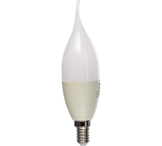 Светодиодная лампа ЭРА LED BXS-9W-827-E14, свеча на ветру, теплый Б0027973 1
