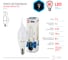 Светодиодная лампа ЭРА LED BXS-9W-840-E14, свеча на ветру, нейтральный Б0027974 5