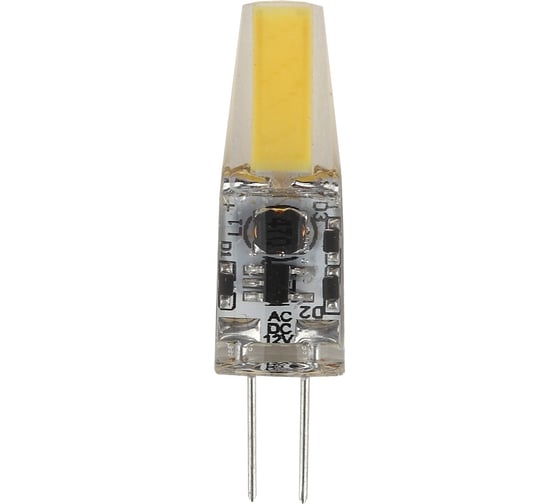 Светодиодная лампа ЭРА LED JC-1,5W-12V-COB-827-G4, капсула, теплый Б0033197