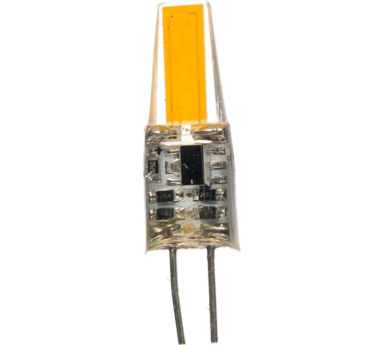 Светодиодная лампа ЭРА LED JC-1,5W-12V-COB-827-G4, капсула, теплый Б0033197
