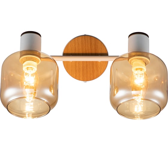 Спот ESCADA 10177/2A E14*40W White/Chrome/Wood 10177/2A White