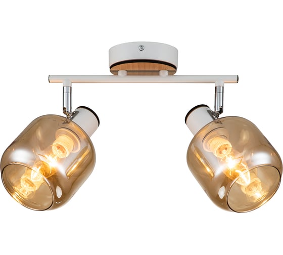 Спот ESCADA 10177/2A E14*40W White/Chrome/Wood 10177/2A White