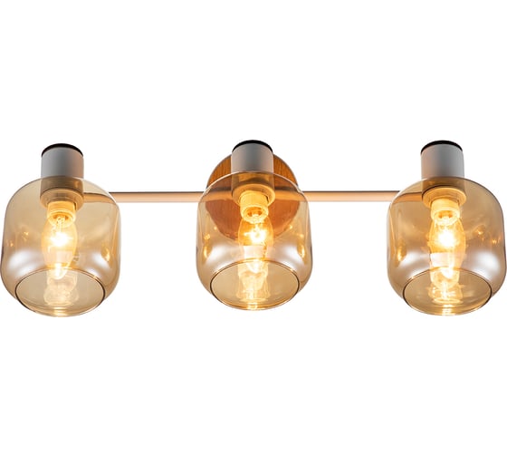 Спот ESCADA 10177/3A E14*40W White/Chrome/Wood 10177/3A White