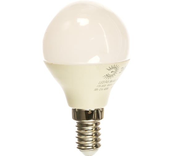 Светодиодная лампа ЭРА LED P45-5W-840-E14, шар, нейтральный Б0028487