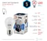 Светодиодная лампа ЭРА LED P45-5W-840-E27, шар, нейтральный Б0028488 4