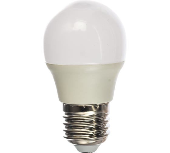 Светодиодная лампа ЭРА LED P45-7W-860-E27, шар, холодный Б0031402