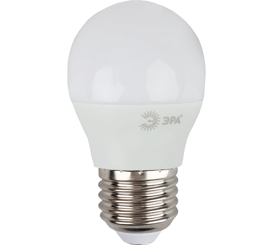 Светодиодная лампа ЭРА LED P45-9W-827-E27 диод, шар, тепл Б0029043