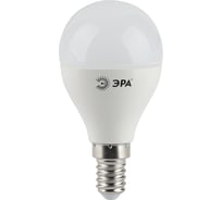 Светодиодная лампа ЭРА LED P45-9W-840-E14 диод, шар, нейтр Б0029042