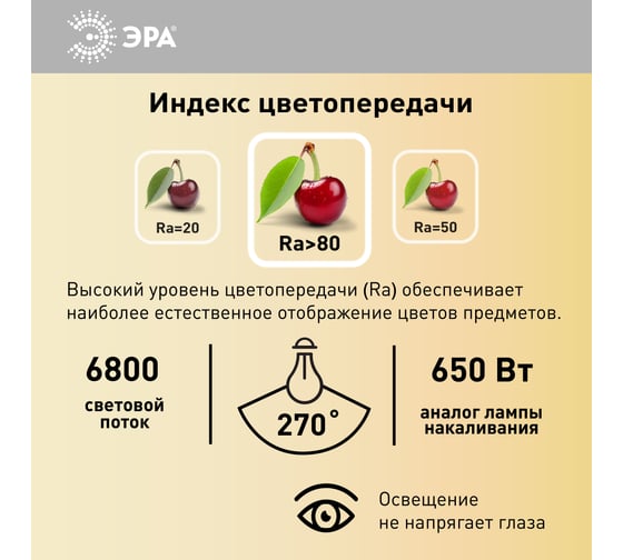 Светодиодная лампа ЭРА LED POWER T140-85W-4000-E27/E40, колокол, нейтральный Б0032087