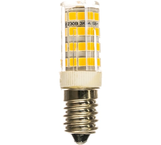 Светодиодная лампа ЭРА LED T25-5W-CORN-840-E14, капсула, нейтральный Б0033031
